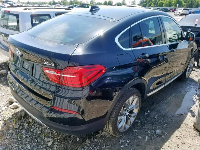 5UXXW3C5XJ0T83144 - 2018 BMW X4 XDRIVE2 BLACK photo 4