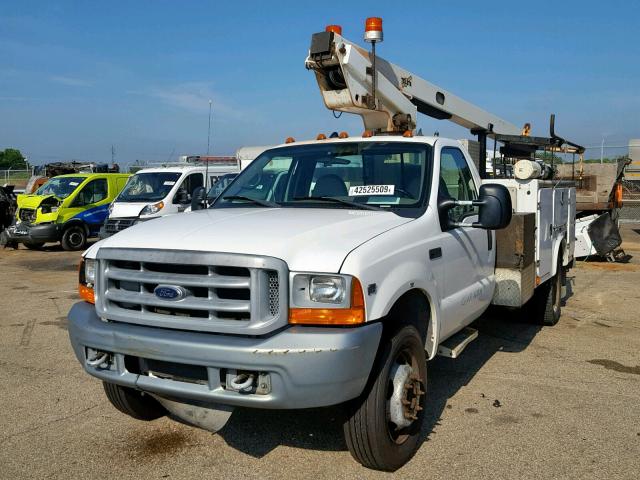 1FDXF46S2YED51371 - 2000 FORD F450 SUPER WHITE photo 2