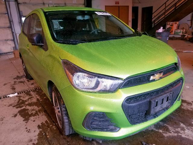 KL8CB6SA2GC567845 - 2016 CHEVROLET SPARK LS GREEN photo 1