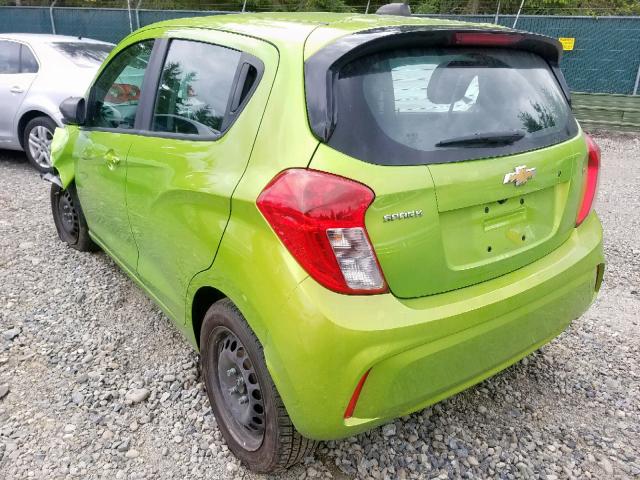 KL8CB6SA2GC567845 - 2016 CHEVROLET SPARK LS GREEN photo 3