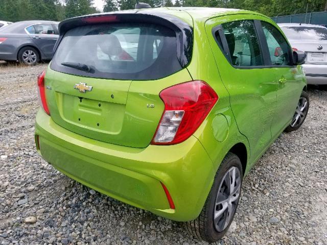 KL8CB6SA2GC567845 - 2016 CHEVROLET SPARK LS GREEN photo 4