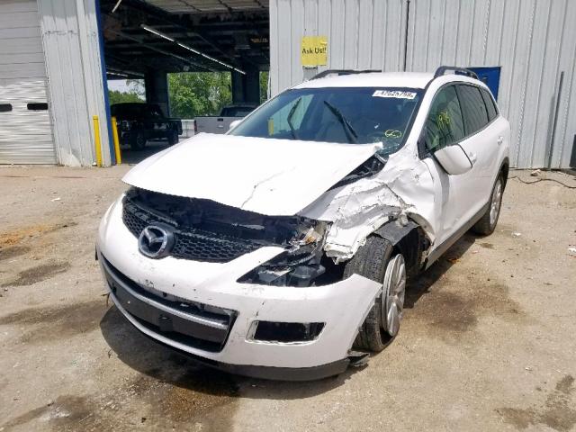 JM3TB28A380162286 - 2008 MAZDA CX-9 WHITE photo 2