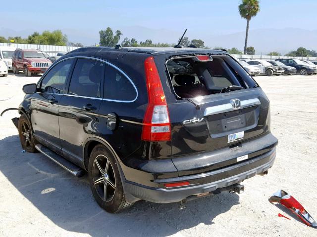 JHLRE3H75BC001094 - 2011 HONDA CR-V EXL BLACK photo 3