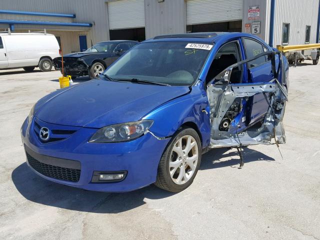 JM1BK323171679230 - 2007 MAZDA 3 S BLUE photo 2