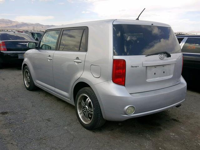 JTLKE50E881053946 - 2008 TOYOTA SCION XB 银色 照片 3