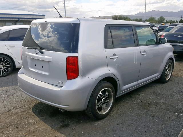 JTLKE50E881053946 - 2008 TOYOTA SCION XB 银色 照片 4