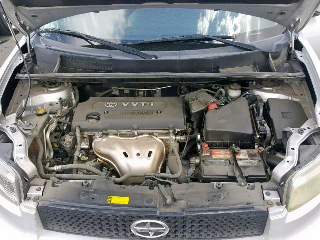JTLKE50E881053946 - 2008 TOYOTA SCION XB 银色 照片 7