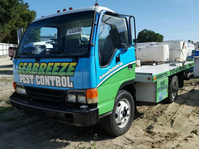 4KLC4B1R61J802820 - 2001 ISUZU NPR WHITE photo 2