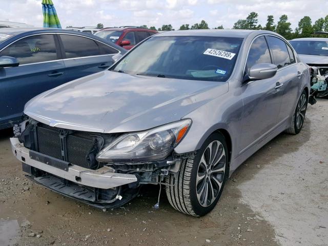 KMHGC4DH2CU200576 - 2012 HYUNDAI GENESIS 5. SILVER photo 2