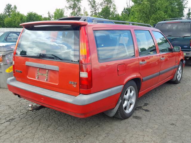 YV1LW5729V2312078 - 1997 VOLVO 850 T5 RED photo 4