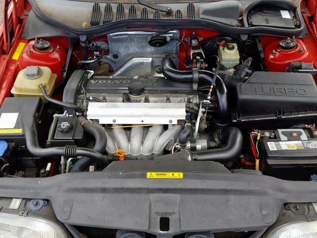 YV1LW5729V2312078 - 1997 VOLVO 850 T5 RED photo 7