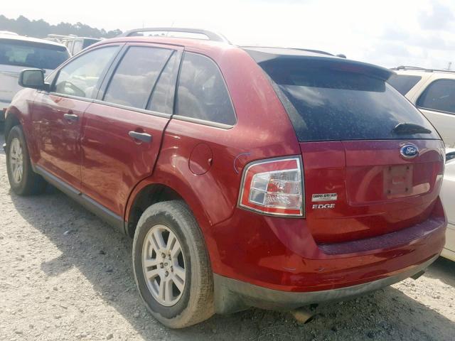 2FMDK36C77BB03709 - 2007 FORD EDGE SE BURGUNDY photo 3