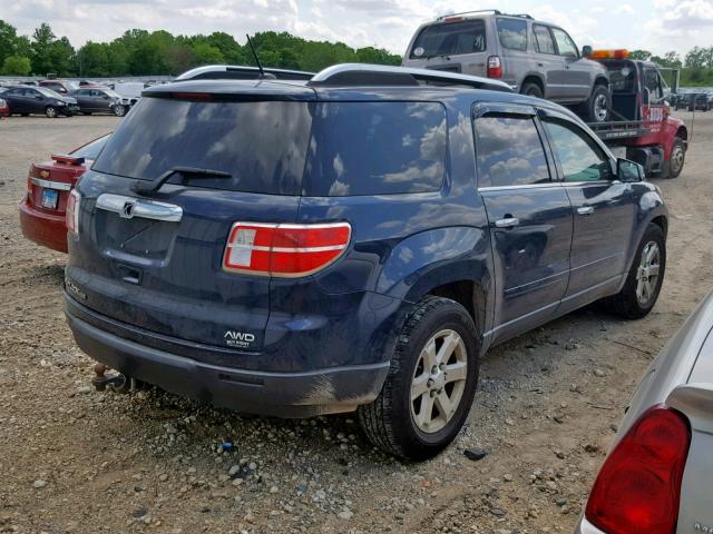 5GZEV23D39J210874 - 2009 SATURN OUTLOOK XR ლურჯი ფოტო 4