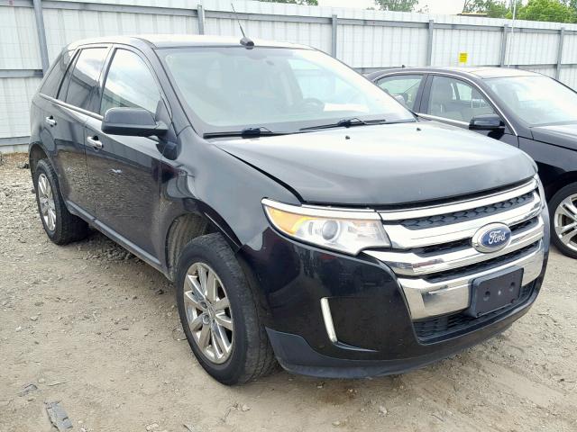 2FMDK4JC6BBA90733 - 2011 FORD EDGE SEL BLACK photo 1