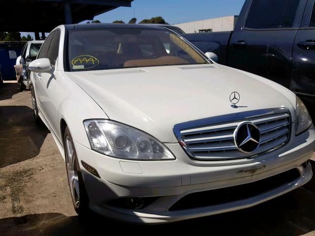 WDDNG71X97A097781 - 2007 MERCEDES-BENZ S 550 WHITE photo 1