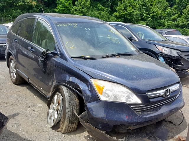 JHLRE48789C023266 - 2009 HONDA CR-V EXL BLUE photo 1