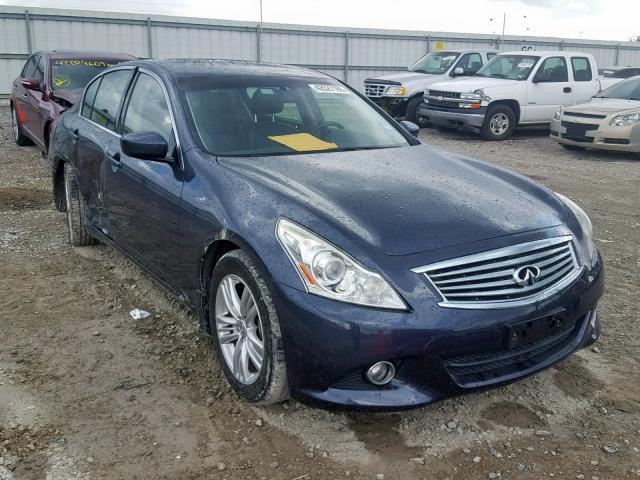 JN1CV6AP3BM506935 - 2011 INFINITI G37 BASE BLUE photo 1