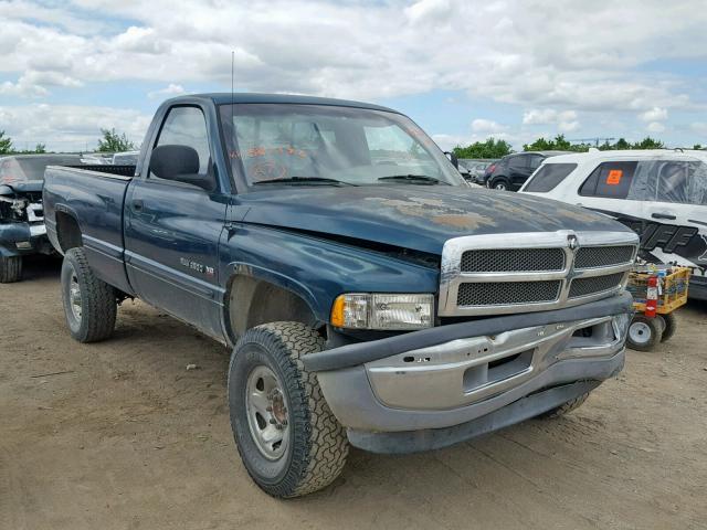 3B7KF26Z0XM521722 - 1999 DODGE RAM 2500 GREEN photo 1