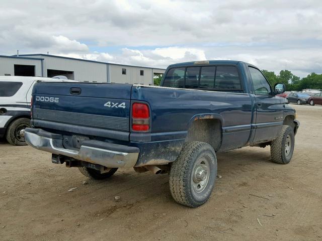 3B7KF26Z0XM521722 - 1999 DODGE RAM 2500 GREEN photo 4