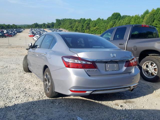 1HGCR2F33HA063147 - 2017 HONDA ACCORD LX SILVER photo 3