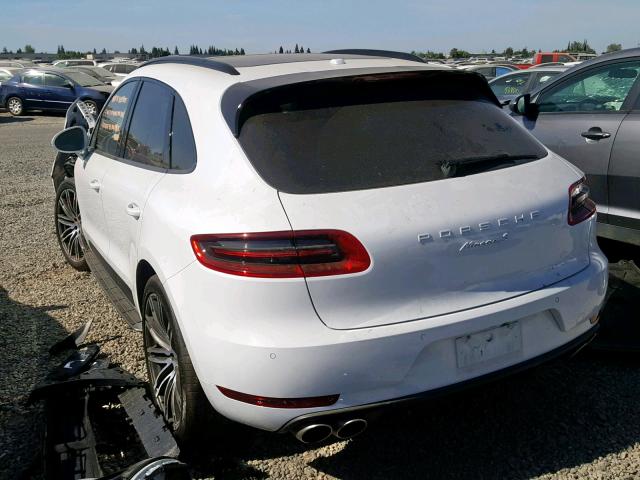 WP1AB2A58HLB17242 - 2017 PORSCHE MACAN S WHITE photo 3