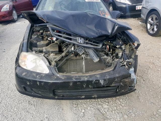 2HGEJ6340XH105259 - 1999 HONDA CIVIC DX BLACK photo 9