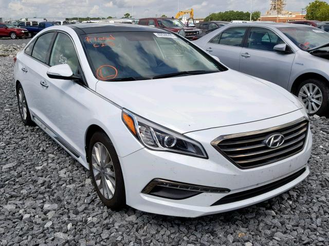 5NPE34AF9FH103968 - 2015 HYUNDAI SONATA SPO WHITE photo 1