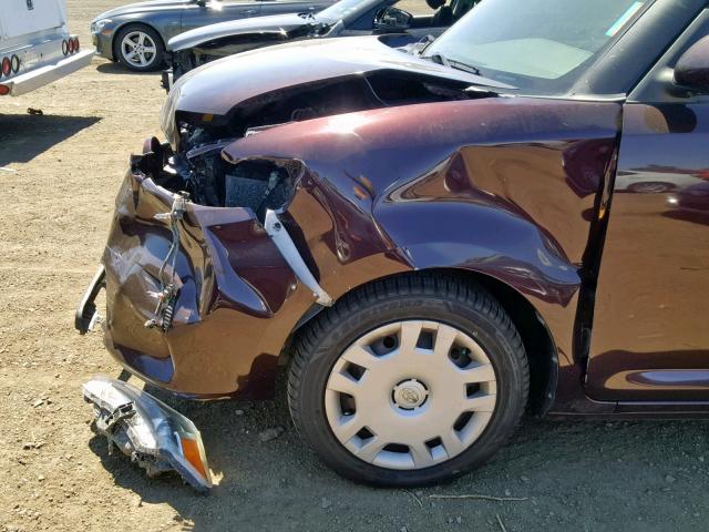 JTLZE4FE6CJ023076 - 2012 TOYOTA SCION XB იასამნისფერი ფოტო 9