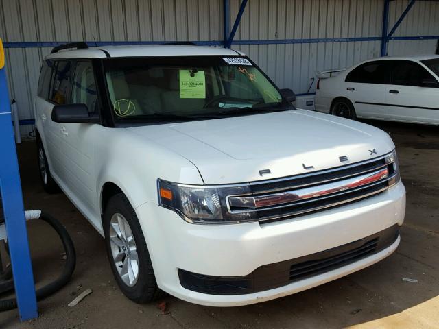 2FMGK5B84DBD05901 - 2013 FORD FLEX SE WHITE photo 1