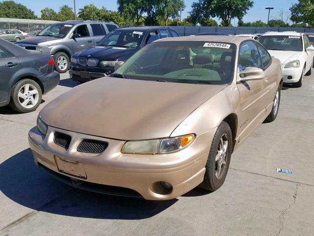 1G2WP12K1YF348509 - 2000 PONTIAC GRAND PRIX GOLD photo 2