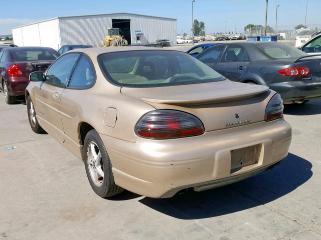 1G2WP12K1YF348509 - 2000 PONTIAC GRAND PRIX GOLD photo 3