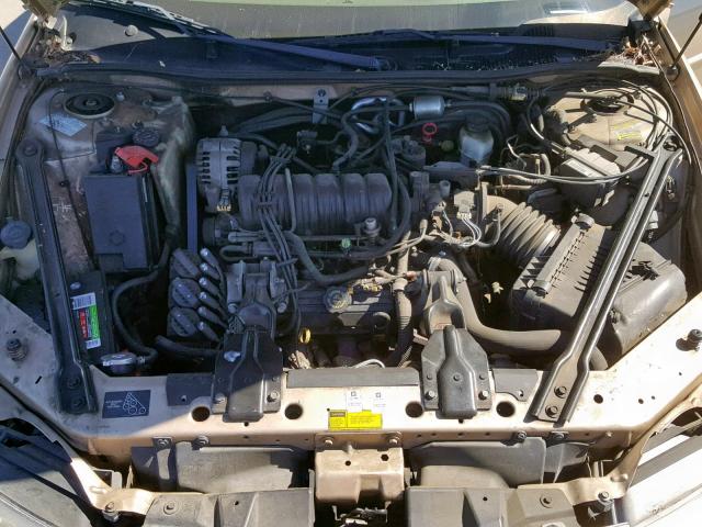 1G2WP12K1YF348509 - 2000 PONTIAC GRAND PRIX GOLD photo 7