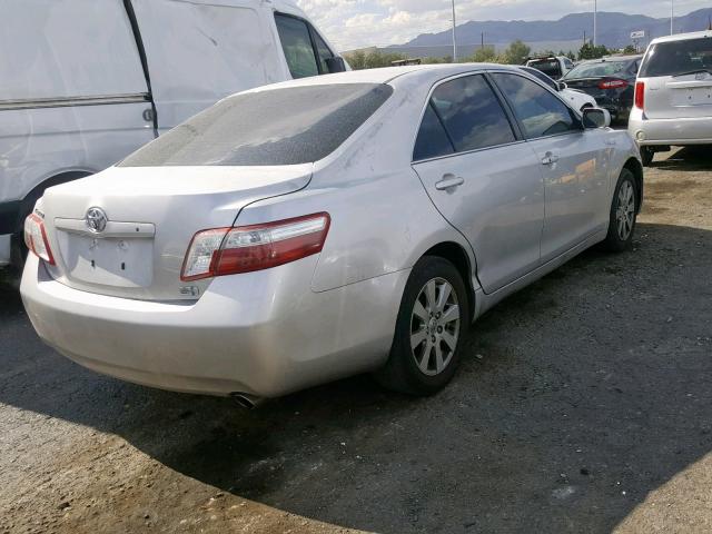 4T1BB46K09U088892 - 2009 TOYOTA CAMRY HYBR GRAY photo 4