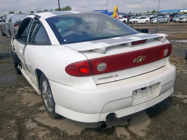 3G1JH12F94S168232 - 2004 CHEVROLET CAVALIER L WHITE photo 3