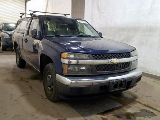 1GCCS14E288165533 - 2008 CHEVROLET COLORADO BLACK photo 1