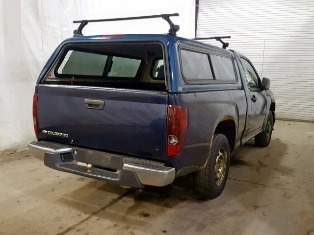 1GCCS14E288165533 - 2008 CHEVROLET COLORADO BLACK photo 4