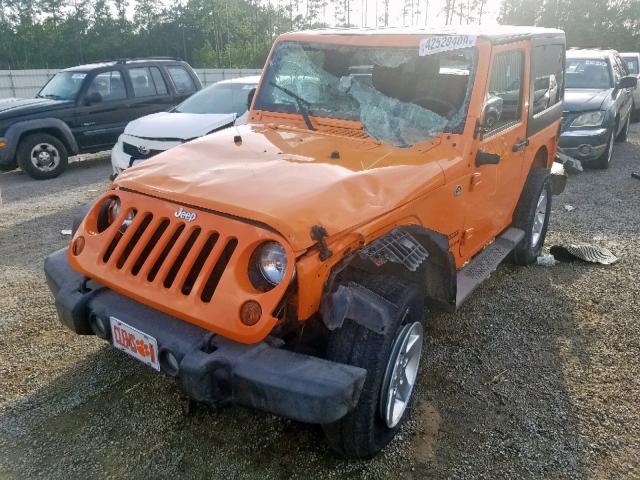 1C4AJWAG7CL269356 - 2012 JEEP WRANGLER S ORANGE photo 9