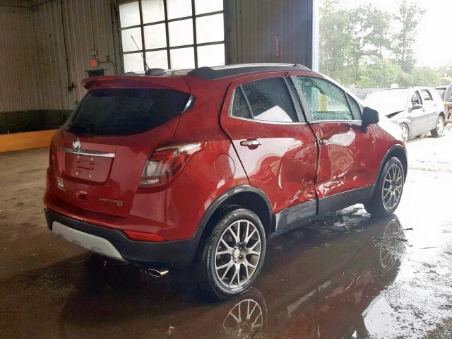 KL4CJ2SB1JB588107 - 2018 BUICK ENCORE SPO RED photo 4