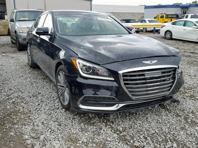 KMHGN4JE0JU264021 - 2018 GENESIS G80 BASE BLACK photo 1