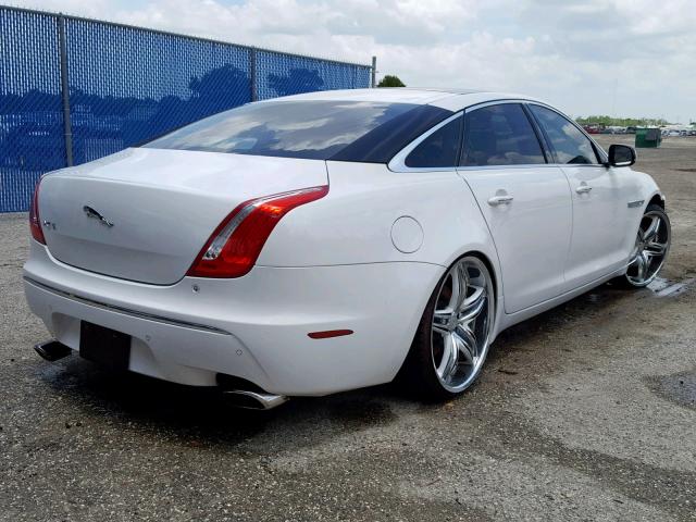 SAJWA2GB7BLV12271 - 2011 JAGUAR XJL WHITE photo 4