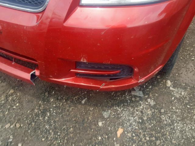 KL1TD56648B048070 - 2008 CHEVROLET AVEO BASE Qırmızı foto 9