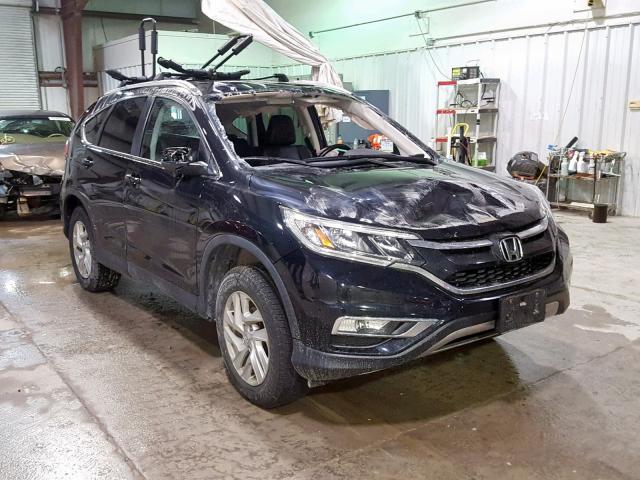 5J6RM4H70GL050842 - 2016 HONDA CR-V EXL BLACK photo 1