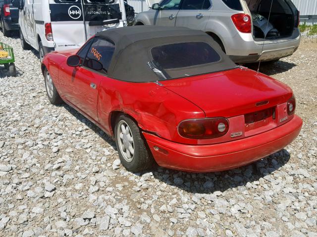 JM1NA3535R0519498 - 1994 MAZDA MX-5 MIATA RED photo 3