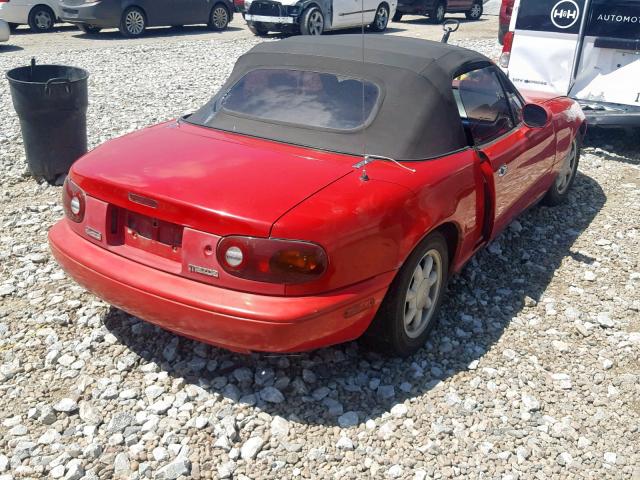 JM1NA3535R0519498 - 1994 MAZDA MX-5 MIATA RED photo 4