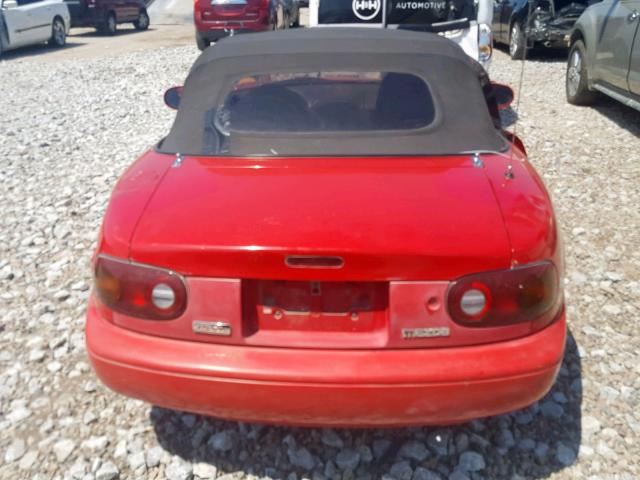 JM1NA3535R0519498 - 1994 MAZDA MX-5 MIATA RED photo 6