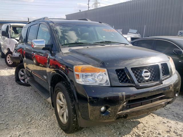 5N1BA08C48N631445 - 2008 NISSAN ARMADA SE BLACK photo 1