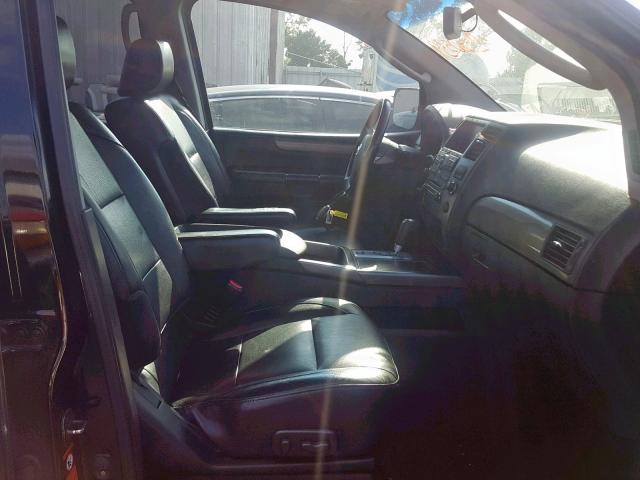 5N1BA08C48N631445 - 2008 NISSAN ARMADA SE BLACK photo 5