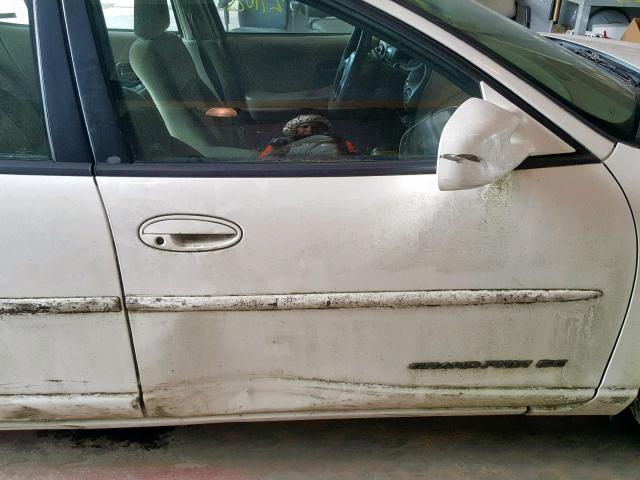 1G2WK52J52F114314 - 2002 PONTIAC GRAND PRIX WHITE photo 9
