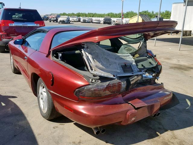 2G2FV22P1P2210816 - 1993 PONTIAC FIREBIRD F MAROON photo 3