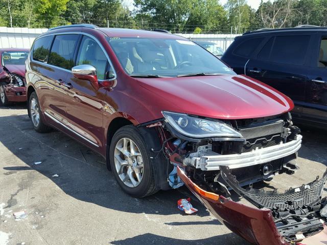 2C4RC1GG7HR556072 - 2017 CHRYSLER PACIFICA L RED photo 1